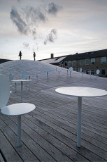 GHG Multiuse Hall Roof, Flower Chairs + Tables