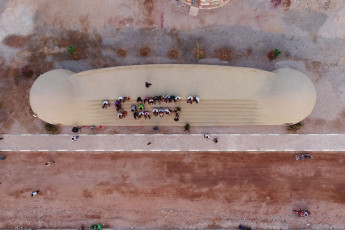 Presence in Hormoz22- Top view of public space