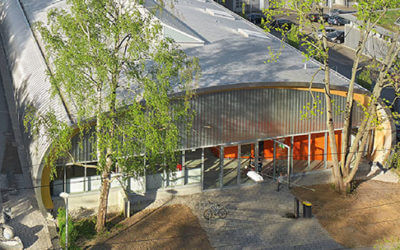 Skate park at Pragfriedhof