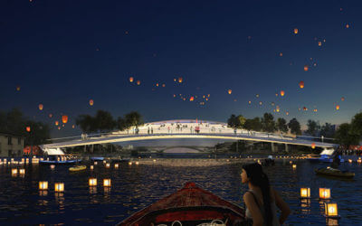 Dawn Bridge in Zhujiajiao