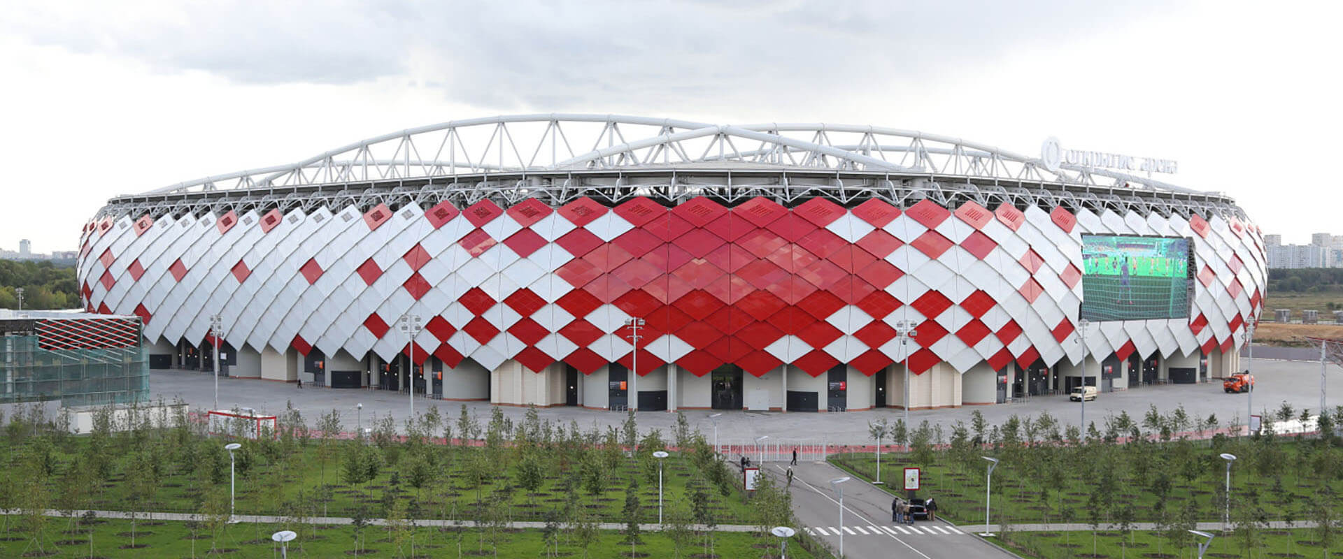 Newly-built home ground of Spartak Moscow