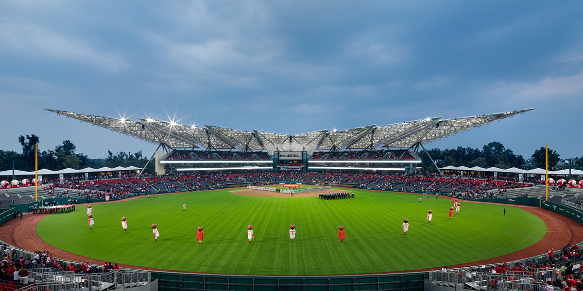 The new stadium of Los Diablos Rojos del México creates a