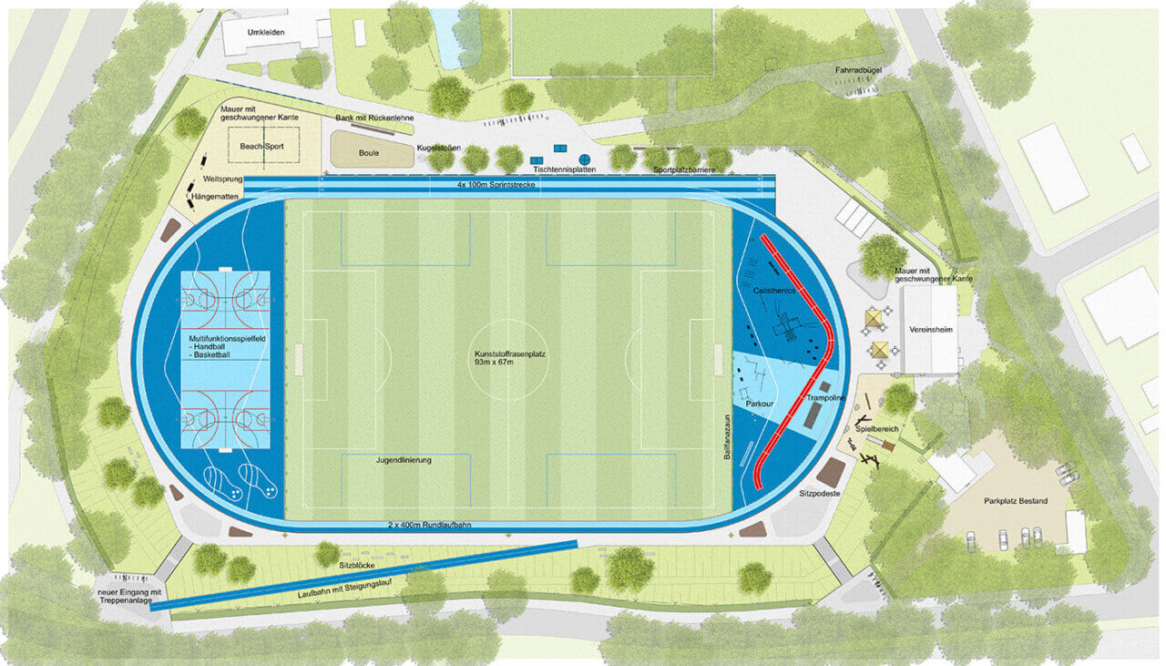 Sportplatz Außenmühle - More Sports. More Architecture.